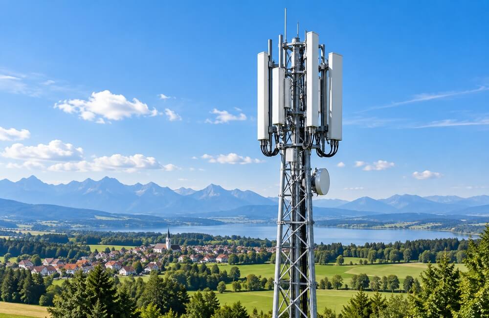 Funkmast für drahtlose Internetverbindungen